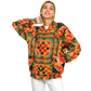 Women's Vibrant African Kente-Inspired Pattern All-Over Print Baseball Jacket