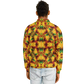 Men's Vibrant African Kente Geometric Pattern All Over Print Baseball Jacket