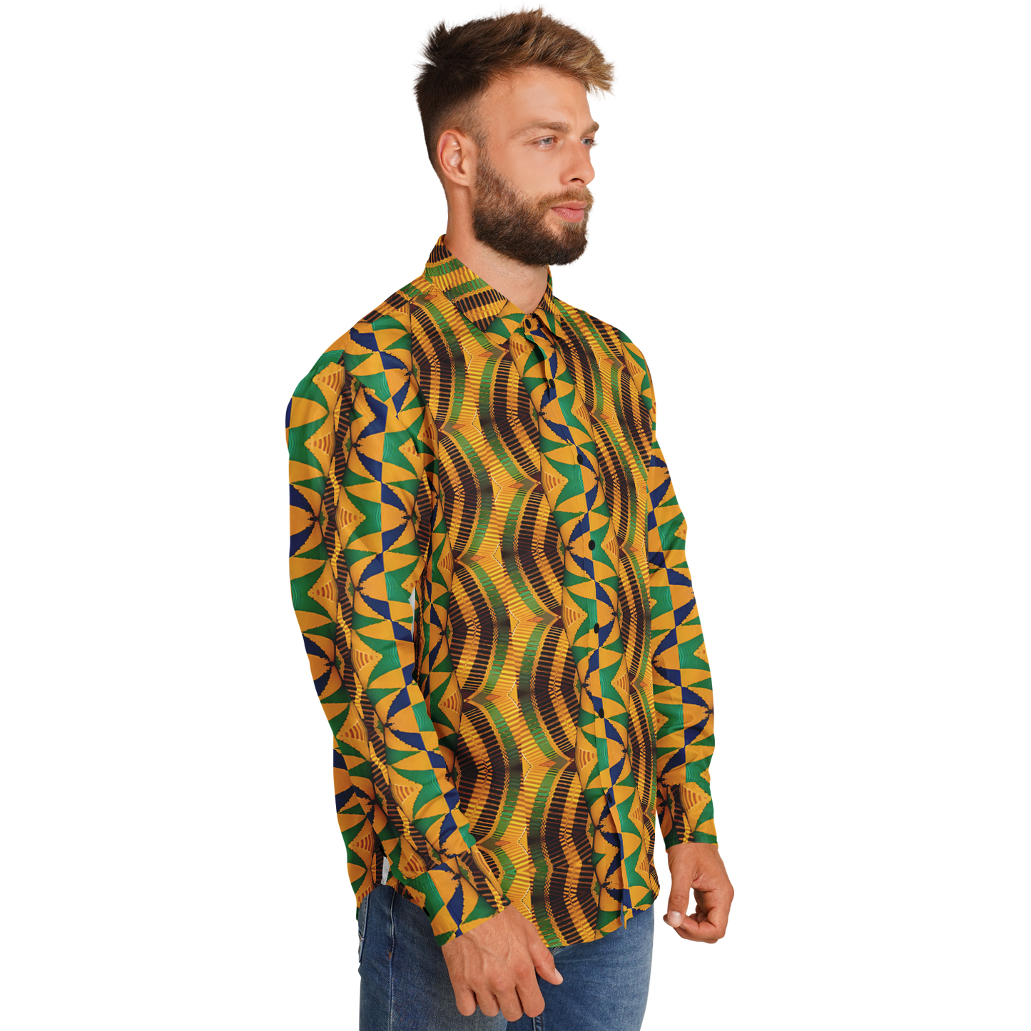 Men's Long Sleeve Button Down Shirt