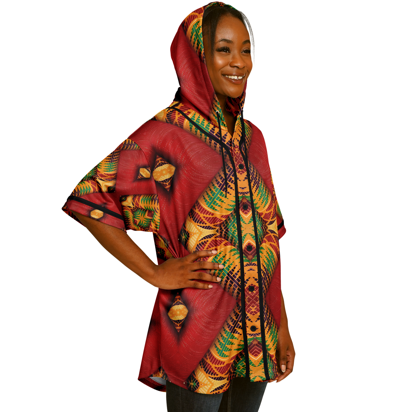 Women's Hooded Baseball Jersey