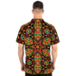Men's African Kente Geometric Star Pattern All-Over Print Polo Shirt