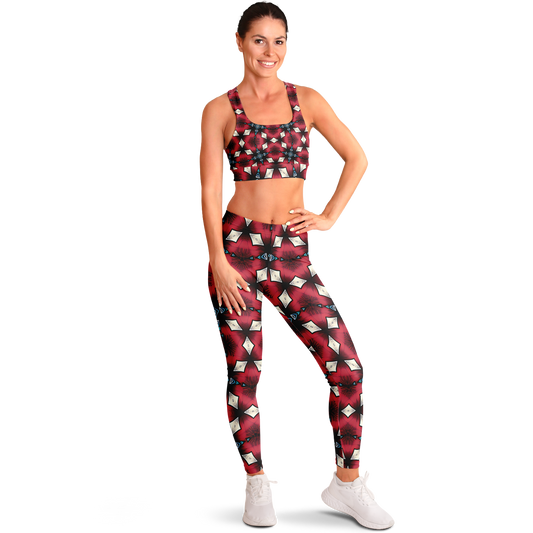 Women's Padded Sports Bra & Leggings