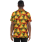Men's Vibrant Autumn Kaleidoscope Polyester Polo Shirt
