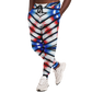 Men's American Flag Pattern All-Over Print Athletic Jogger