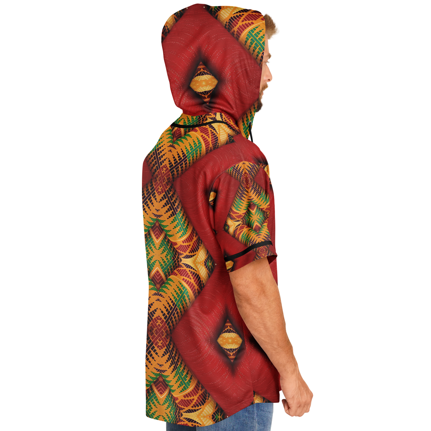 Men's Hooded Baseball Jersey