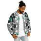 Men's Kaleidoscope Geometric Pattern Design All Over Print Baseball Jacket