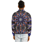 Men's Starburst Patriotic Colors Pattern All-Over-Print Baseball Jacket