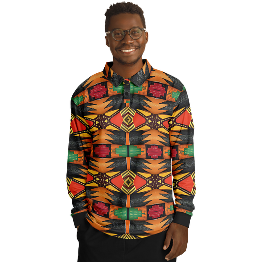 Men’s Long Sleeve Polo Shirt