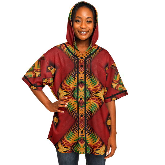 Women's Hooded Baseball Jersey