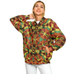 Women's Bold Tribal Kaleidoscope Pattern All Over Print Baseball Jacket