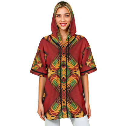 Women's Hooded Baseball Jersey