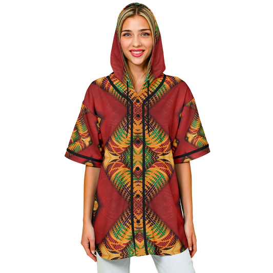 Women's Hooded Baseball Jersey