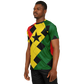 Men's Red Yellow Green and Black Stars Soccer Jersey