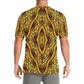 Men's Bold African Kente Inspired Pattern All-Over Print All Over Print Crew Neck T-Shirt