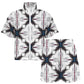 Women's Kaleidoscope Geo Pattern All-Over Print Windbreaker Short Set