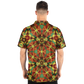 Men's Bold Tribal Kaleidoscope Pattern All Over Print Polo Shirt