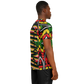 Men's Ghana Flag & Black Star Pattern All-Over Print Soccer Jersey