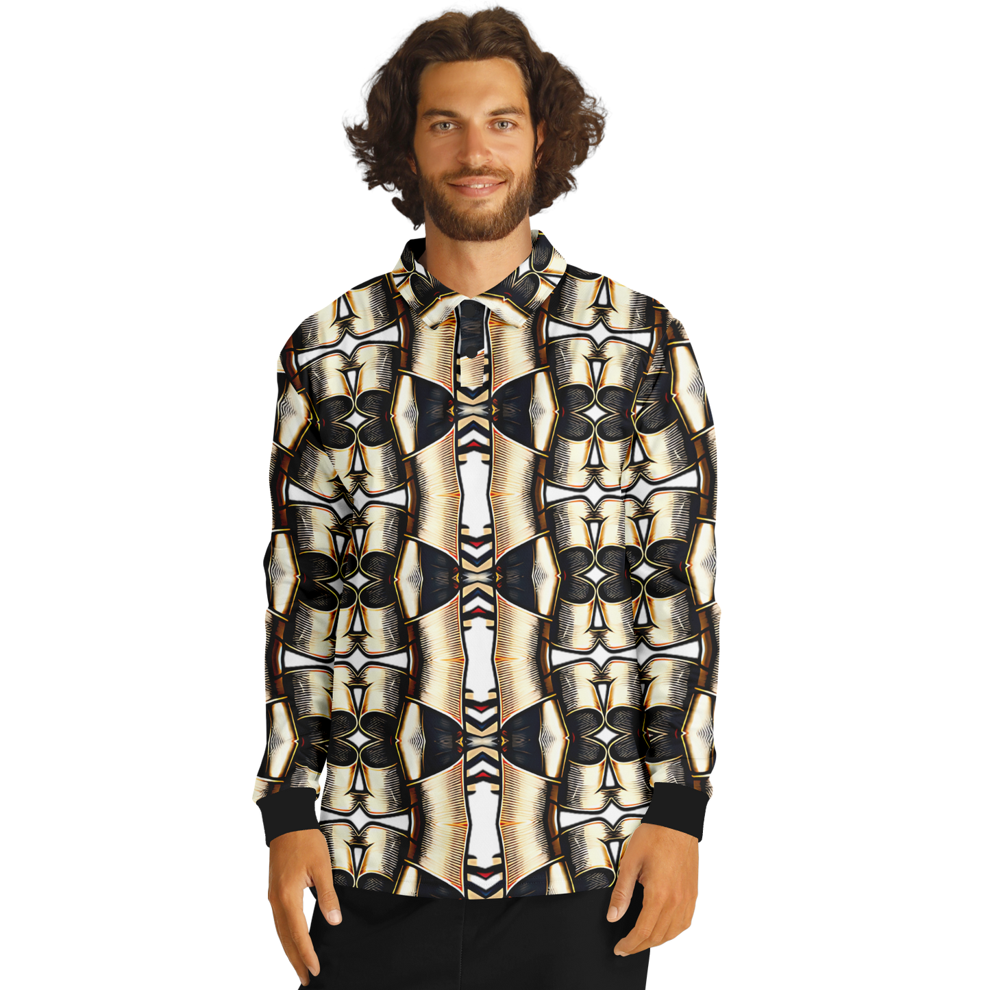 Men’s Long Sleeve Polo Shirt