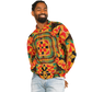 Men's Vibrant African Kente-Inspired Pattern All-Over Print Baseball Jacket