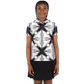 Women's Abstract Symmetry Pattern Polyester Polo Shirt