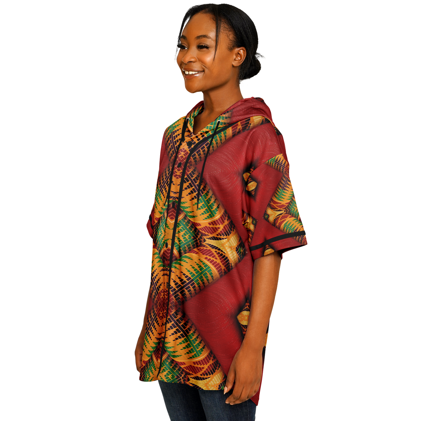 Women's Hooded Baseball Jersey