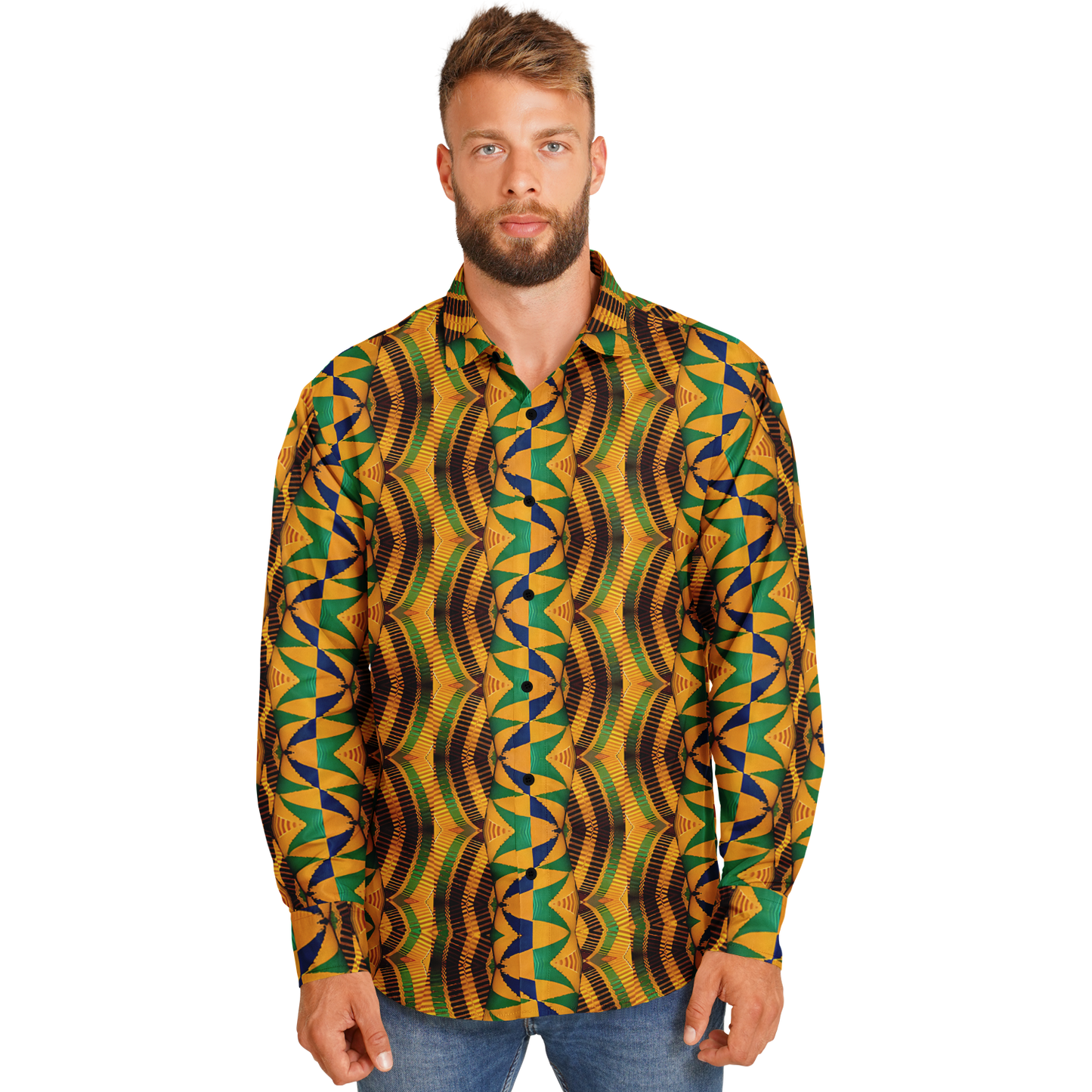 Men's Long Sleeve Button Down Shirt