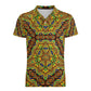 Men's Kaleidoscope Geo Pattern All-Over Print Premium Ice Silk Polo Shirt