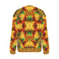 Women’s Vibrant Autumn Kaleidoscope Pattern All Over Print Crew Neck Sweater