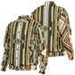 Women's Retro Geometric Tribal Pattern All-Over Print Baseball Jacket