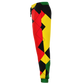 Men's Ghana Flag & Black Star Pattern All-Over Print Athletic Jogger