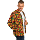 Men's Vibrant African Kente-Inspired Pattern All-Over Print Baseball Jacket