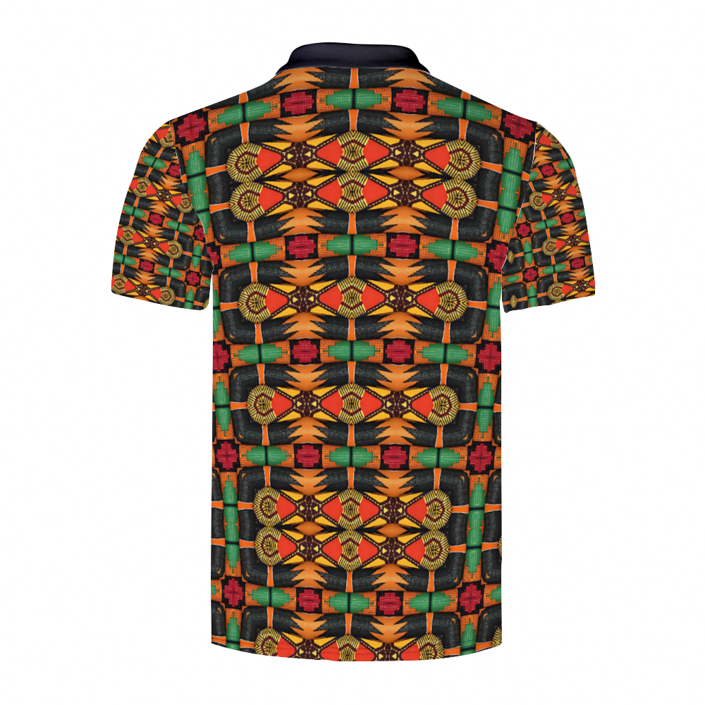 Men's Custom  Black Classic Polo Shirt Tees