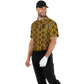 Men's African Kente Geometric Pattern All-Over Print Polo Shirt