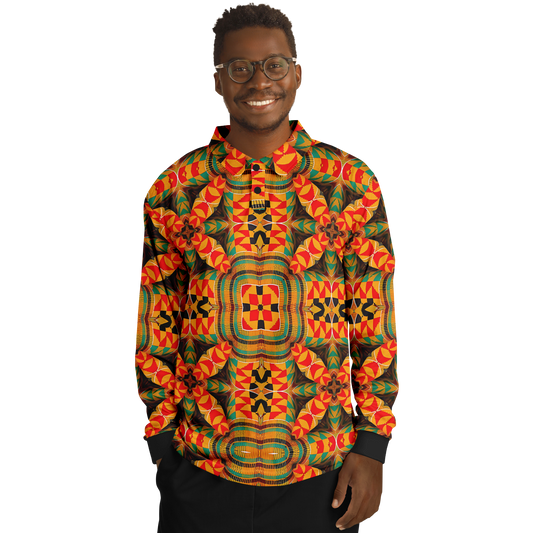 Men’s Long Sleeve Polo Shirt