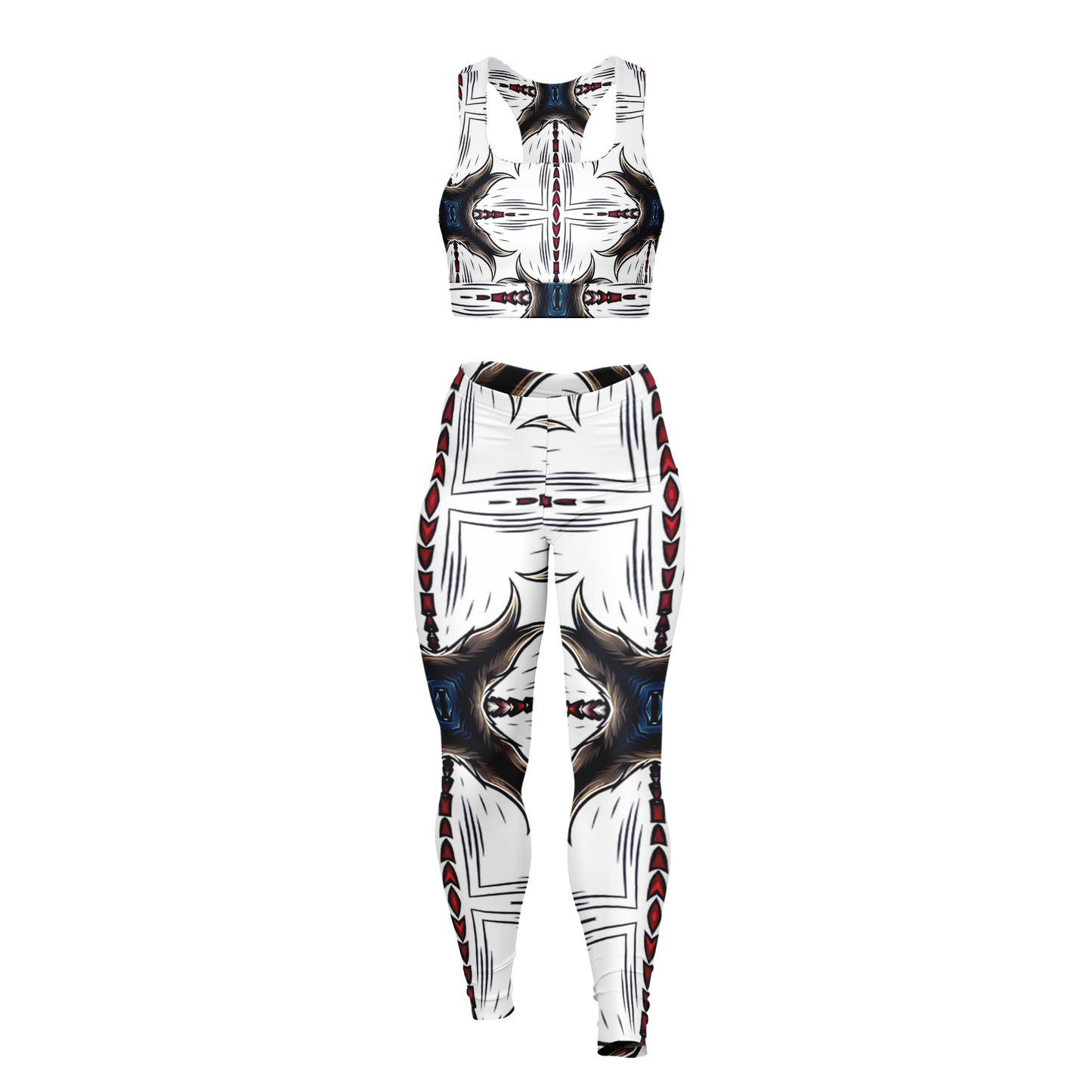 Women's Padded Sports Bra & Leggings