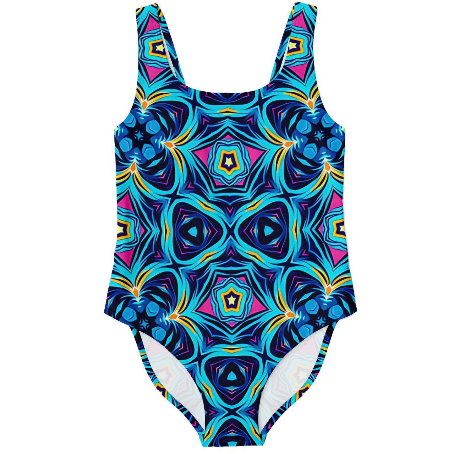 Women's Blue Kaleidoscope One-Piece Swimsuit