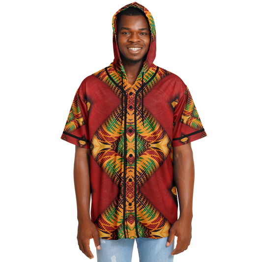 Men's Hooded Baseball Jersey