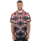 Men's Patriotic Star Kaleidoscope Pattern All-Over Print Polo Shirt