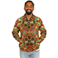 Men's Bold Tribal Kaleidoscope Pattern All Over Print Baseball Jacket