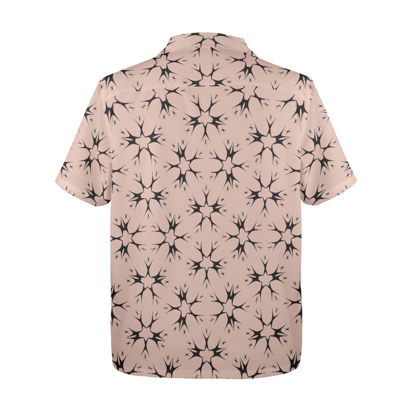 Men's Blush Pink Kaleidoscope Pattern All Over Print  Hawaiian Shirt