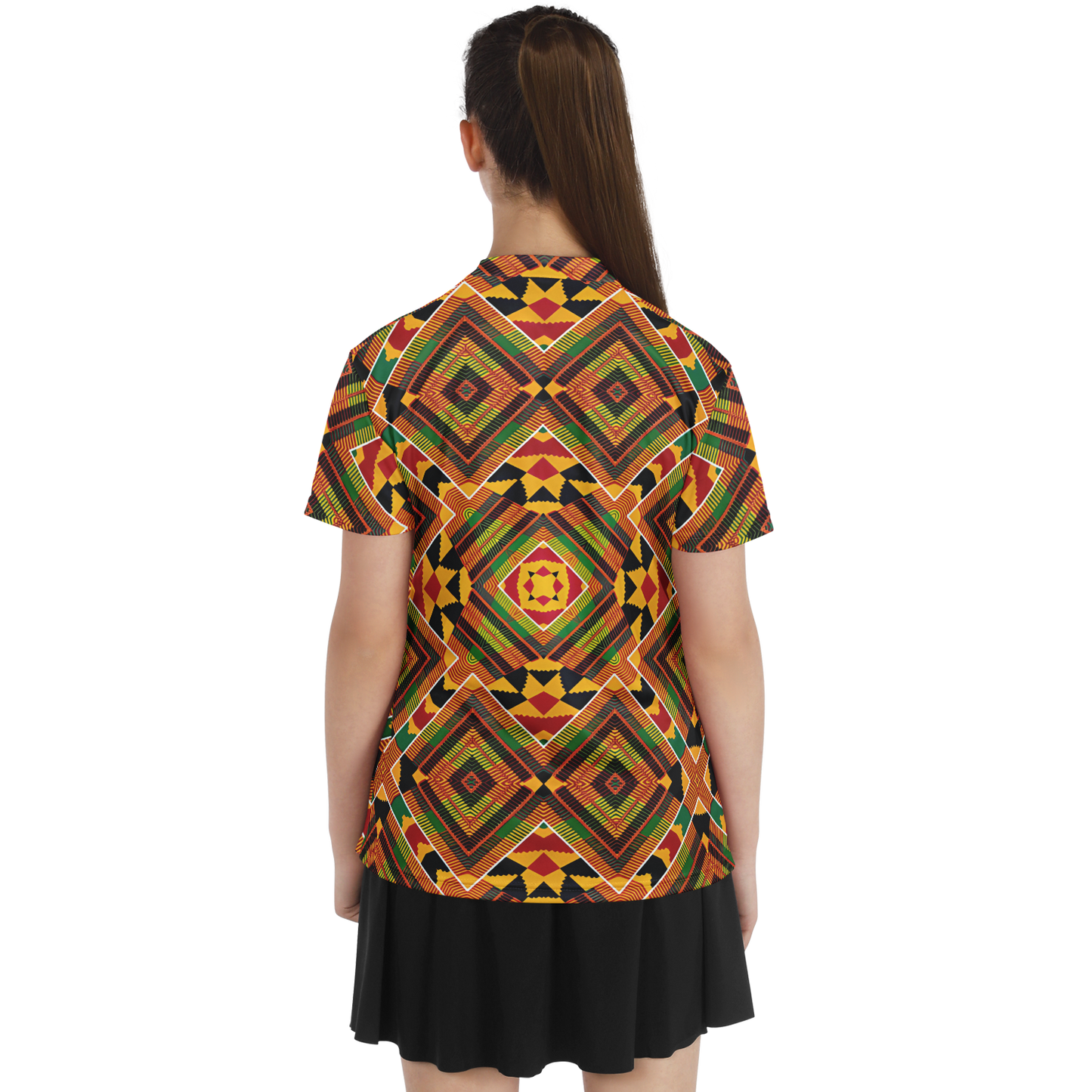 Women's Stand Up Collar Polo Shirt