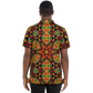 Men's African Kente Geometric Star Pattern All-Over Print Polo Shirt