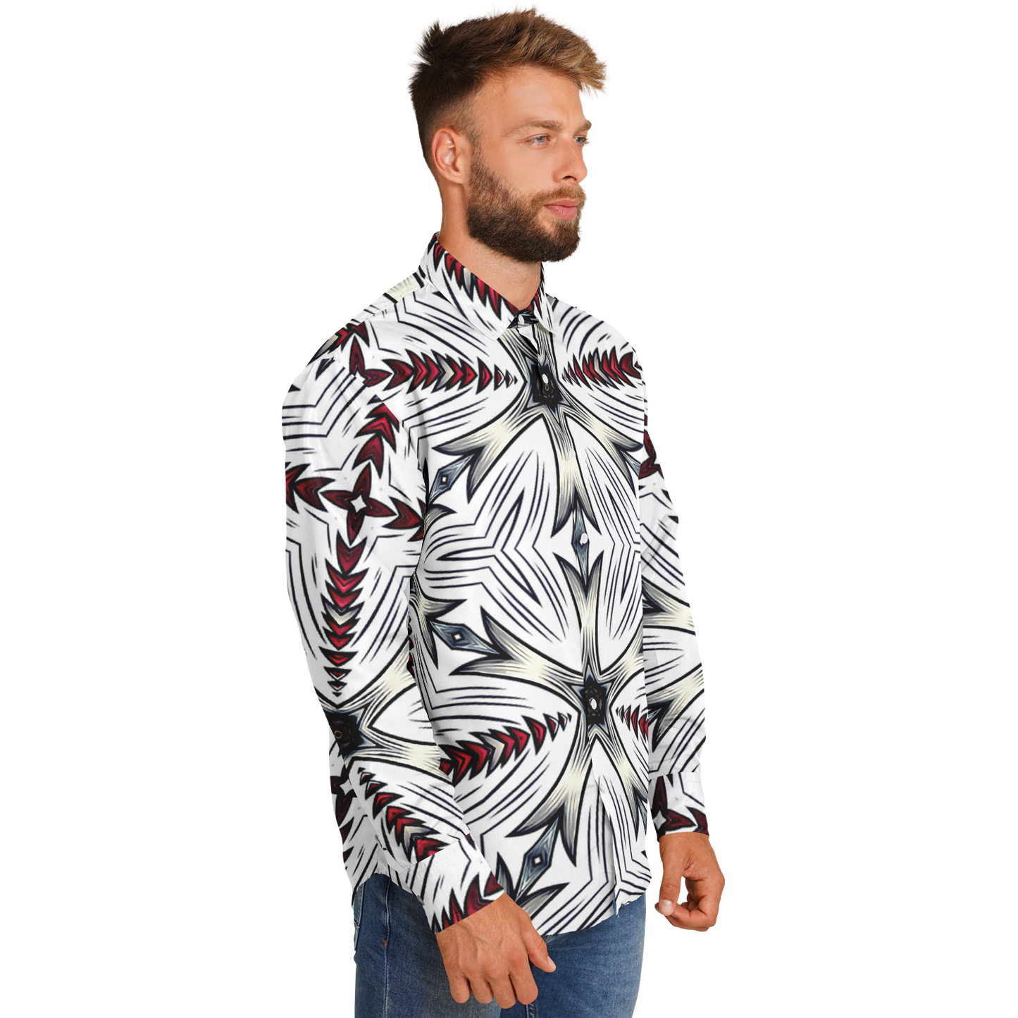 Men's Long Sleeve Button Down Shirt