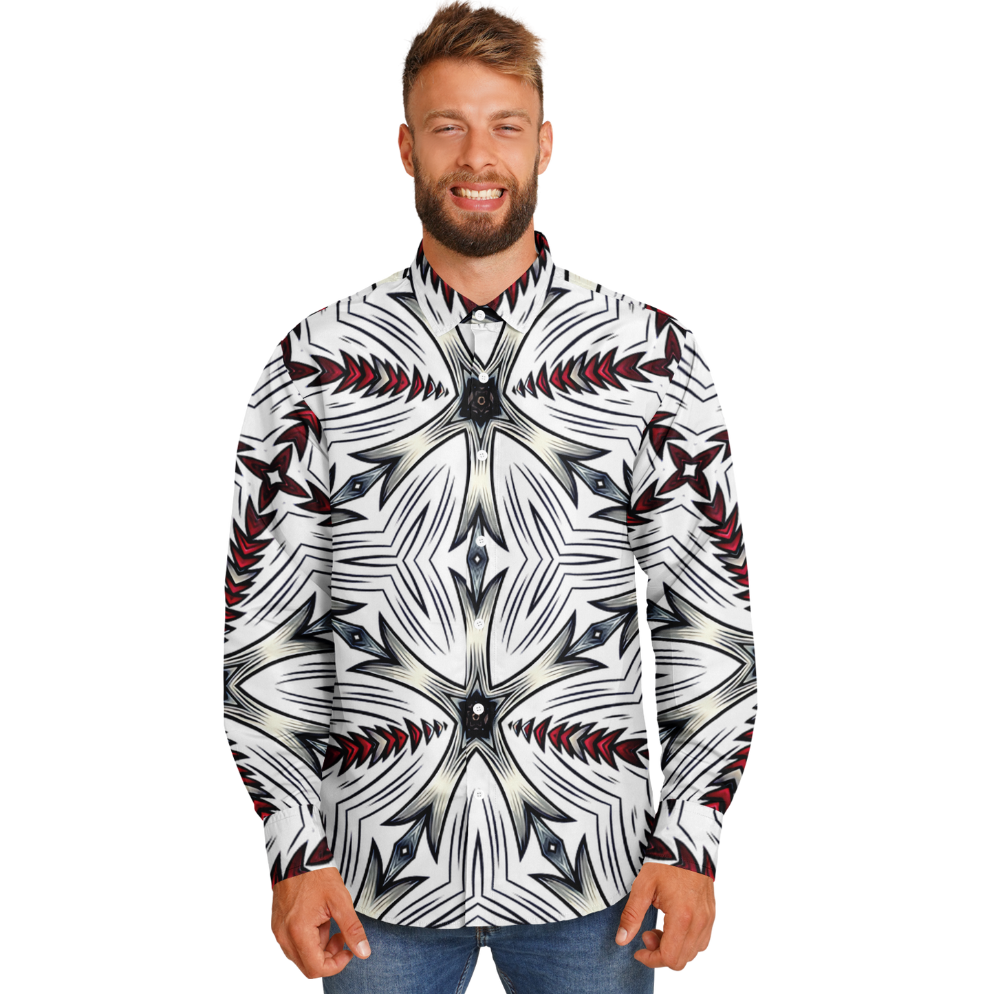 Men's Long Sleeve Button Down Shirt