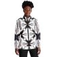 Women's Abstract Symmetry Pattern Polyester Track Jacket