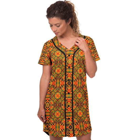 Women's Baseball Jersey Dress