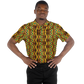 Men's African Kente Geometric Pattern All-Over Print Polo Shirt