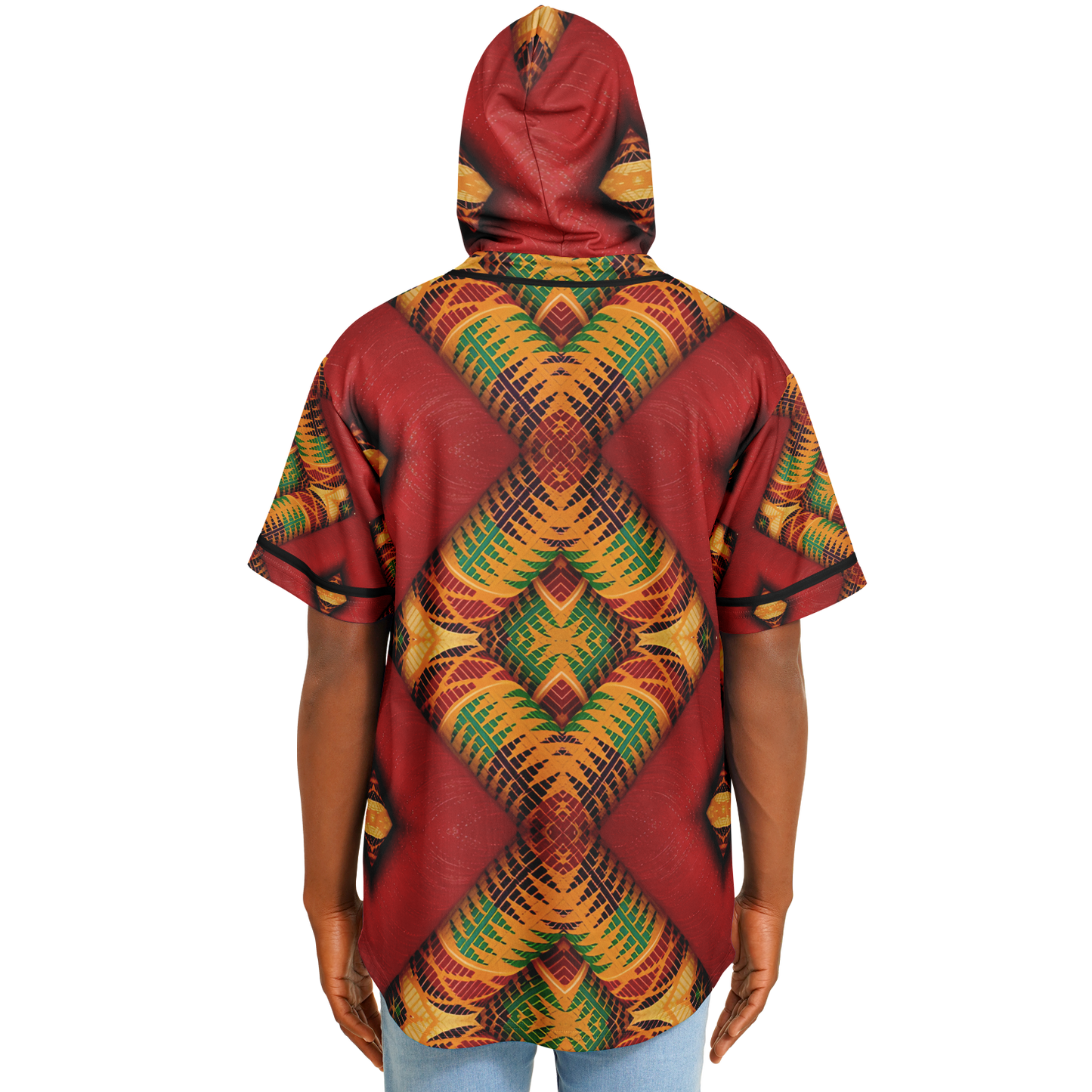 Men's Hooded Baseball Jersey