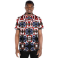 Men's Patriotic Star Kaleidoscope Pattern All-Over Print Polo Shirt
