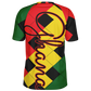 Men's Red Yellow Green and Black Stars Soccer Jersey